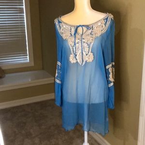 COPY - CALYPSO top by St Barth Size M 100 % Silk